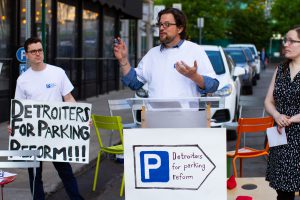 Detroiters for Parking Reform launch press conference